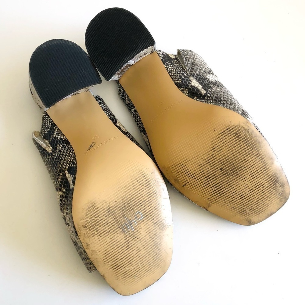 Marc Fisher Resa Snakeprint Block Heel Mule - image 10